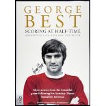 A collection of six George Best-signed promotional posters for his book "George Best,