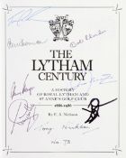 "The Lytham Century" a leather bound limited edition book signed by the author E.A.