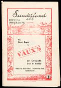 12 Sunderland programmes season 1949-50,
homes v Birmingham, Huddersfield, Stoke, Middlesbrough,