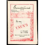 12 Sunderland programmes season 1949-50,
homes v Birmingham, Huddersfield, Stoke, Middlesbrough,