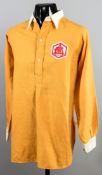 Arsenal captain Joe Mercer gold No.6 shirt from the F.A.