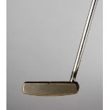 A Ping Kushin putter with Slazenger and Jack Nicklaus stamped to sole circa 1964,
Scottsdale,