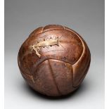 The match ball from the Arsenal game v Everton at Goodison Park 16th March 1935 when Frank Moss