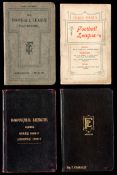 A collection of Football League handbooks,
Rules 1902-3; Rules & Minutes for 1905-6/1904-5 (x 2),