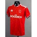 A red Charlton Athletic No.