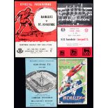 A collection of programmes for Cup Finals, semi-finals and other showpiece games,