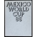 FIFA Mexico World Cup 86 official book,
a report with superb photography, multi-language,