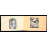 A 1950s football autograph album,