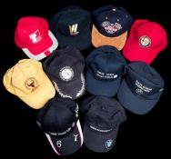 Ten International Touring Car caps,
comprising the 35th Bathurst 1000, Williams Bathurst,