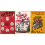 1929 Stamford Bridge and 18 post war West London Speedway programmes,
