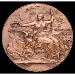 An 1896 Athens Olympic Games participation medal,
designed by N Lytras, struck by Honto-Poulus,