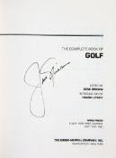 A Jack Nicklaus-signed copy of "The Complete Book of Golf",
A New York Times Scrapbook History,