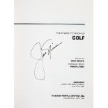 A Jack Nicklaus-signed copy of "The Complete Book of Golf",
A New York Times Scrapbook History,