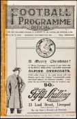 Everton v Sunderland programme 25th December 1926,