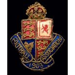 A Football Association Councillor's badge 1903,
by Kenning & Son, London,