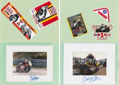 Autographed 1970s-80s photo and sticker album of fourteen international riders,