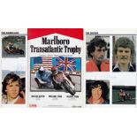 Joey Dunlop and Freddie Spencer signed 1981 Transatlantc Trophy Challenge programme,
