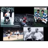 A collection of 125 signed modern photographs of footballers from English League Football in the