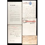 A 1920-21 season contract for the Sunderland's Frank Cuggy signed on behalf of the club by their