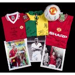 Manchester United autographed memorabilia,