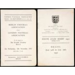 A Football Association official itinerary for the 1950 World Cup,