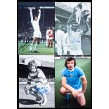 A collection of 125 signed modern photographs of footballers from English League Football in the