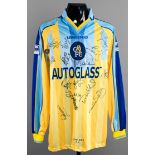 Shayne Demitrious: a team-signed yellow Chelsea No.