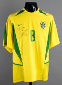 Kaka: a signed yellow Brazil No.