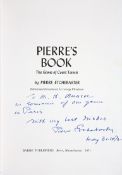 A signed copy of Pierre Etchebaster's "Pierre's Book, The Game of Court Tennis",