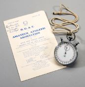 The stopwatch used by W. J.