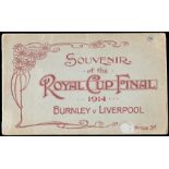 Official Souvenir of the Royal Cup Final 1914 Burnley v Liverpool,