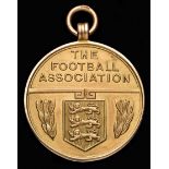 A 9ct. gold Linesman's medal for the 1961 Tottenham Hotspur v Leicester City F.A.