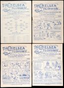 62 Chelsea home programmes seasons 1930-31 to 1932-33,
i) 1930-31 16 first-team,