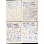 62 Chelsea home programmes seasons 1930-31 to 1932-33,
i) 1930-31 16 first-team,