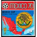 A complete album of Panini's first internationally marketed sticker album 'Mexico 70',