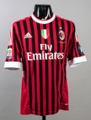 Alexandre Pato: a red & black striped AC Milan No.