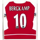 Dennis Bergkamp: a red & white Arsenal No.