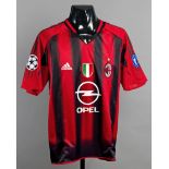 Gennaro Gattuso: a red & black striped AC Milan No.