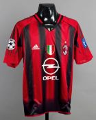 Gennaro Gattuso: a red & black striped AC Milan No.