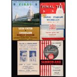 Sunderland football programmes,
including a 1937 F.A.