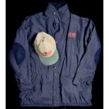 Murray Walker's Channel 7 Sport jacket and baseball cap,