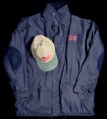 Murray Walker's Channel 7 Sport jacket and baseball cap,