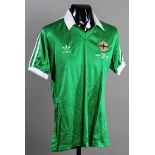 Chris Nicholl: a green Northern Ireland 1982 World Cup No.