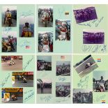 1977-78 Motorcycle Racing Personalities autographed race diary photo album,