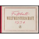 A German cigarette card album for the 1954 World Cup,
Fussball Weltmeisterschaft 1954, C.F.