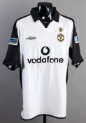 Ruud van Nistelrooy's debut Manchester United jersey: a signed white Manchester United No.