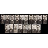 A very rare set of 18 real photo trade cards of Wolverhampton Wanderers players for the 1927-28