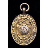 A silver-gilt Football League representative medal 1963-64,