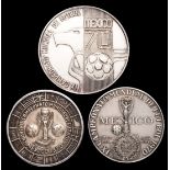 Three 1970 World Cup commemorative medals,