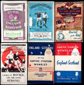 Six England v Scotland international programmes played at Wembley
1928 (poor with amateur taped